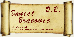 Daniel Bracović vizit kartica